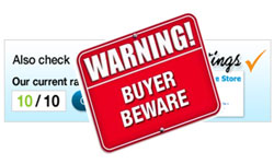 Buyer Beware Reseller Ratings Graphic