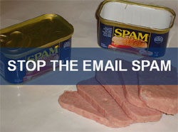 Stop the Email Spam Graphic