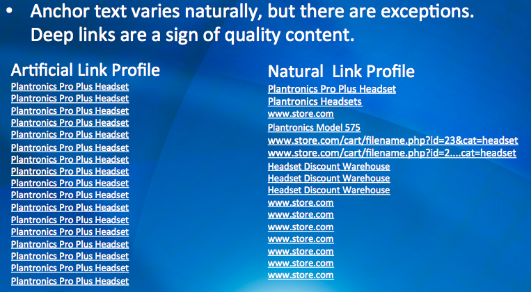 Natural Link Profile