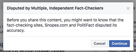 Before you share this content, you might want to know that the fact-checking sites, Snopes.com and PolitiFact disputed its accuracy