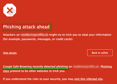 chrome phishing graphic