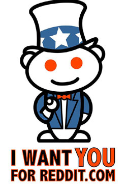 I want YOU on Reddit.com Graphic
